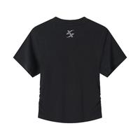  XTEP/特步 透气 女士T恤  正黑色 XL