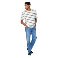 优衣库男装休闲直筒牛仔裤/水洗产品长裤裤子475554 470534/63天蓝色 44 /185/112C