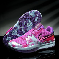 CDAC莫兰特一代篮球鞋男女低帮杜兰特KD15儿童防滑运动鞋摩擦有声 莫兰特代 紫月 摩擦有声音 41 店