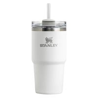 STANLEY吸管杯 男女大容量水杯保温保冷杯吸管杯 霜白色 591ml