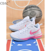 CDAC莫兰特一代篮球鞋男女低帮杜兰特KD15儿童防滑运动鞋摩擦有声 XXX 白粉 摩擦有声音 39 店