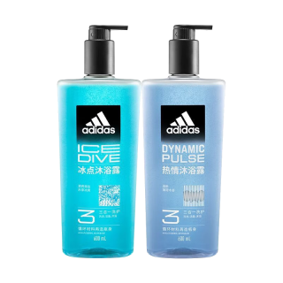 adidas 男士沐浴露套装  冰点热情 1.2L
