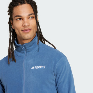 冒险衣橱系列户外立领抓绒衣外套男冬季adidas阿迪达斯TERREX 奇迹青灰 2XL