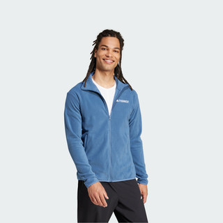 冒险衣橱系列户外立领抓绒衣外套男冬季adidas阿迪达斯TERREX 奇迹青灰 2XL