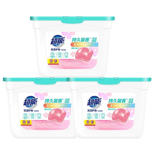 超能 云感香柔洗衣凝珠36颗*3盒颗持久留香护衣护色浓缩