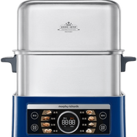 摩飞电器 【0塑全钢 10s出汽】电蒸锅多功能蒸煮一体家用14L大容量