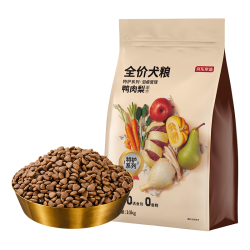 京东京造 鸭肉梨特护狗粮 10kg