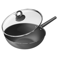 SANHO 三禾 微纳无涂层不粘炒锅 32cm