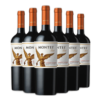 蒙特斯(MONTES)精选金天使干红葡萄酒 智利原瓶进口红酒750ml 金天使6瓶整箱