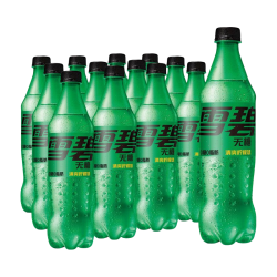 雪碧 Coca-Cola香草 草莓可乐 零度雪碧柠檬茶 芬达无糖纤维 益生元汽水碳酸饮料 无糖雪碧500m