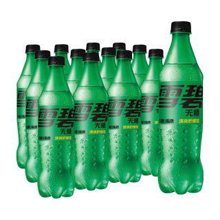 雪碧 Coca-Cola香草 草莓可乐 零度雪碧柠檬茶 芬达无糖纤维 益生元汽水碳酸饮料 无糖雪碧500m