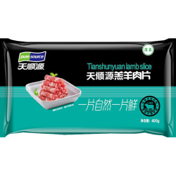天顺源 羔羊肉片 400g