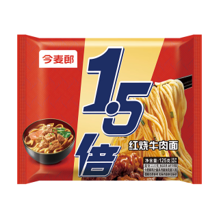 88VIP：今麦郎 1.5倍红烧牛肉拉面125g*5袋