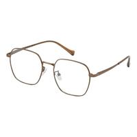 winsee/万新 防蓝光 近视眼镜 金属-全框-2901BR-古铜色 灰变-1.60