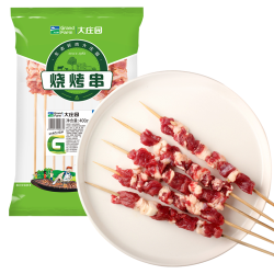 大庄园 牛肉烧烤串 400g