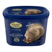 Golden North 金诺斯 金若丝 冰咖啡味冰淇淋 2L*1桶/940g 进口家庭装鲜奶冰激凌