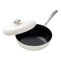 Velosan鹅卵石二代有钛金无涂层炒锅不粘锅家用炒菜平底.锅 伊丽莎白【0涂层 不含PFAS】