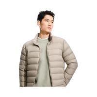网易严选超轻暖90白鸭绒羽绒服经典款轻盈无压感防钻绒城市轻户外 【24迭代基础款】灰绿 性价比之选 XL 90%白鸭绒-军绿 XL:180/100A
