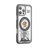 ANKER【猫和老鼠联名】安克肤感支架壳 适用iPhone16苹果保护套磁吸磨砂支点充电防摔全包手机壳 黑