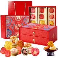 稻香村 糕点点心礼盒零食大礼包枣花酥蛋糕特产小吃老人长辈福利 国潮风华1040g