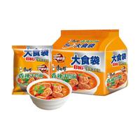 康师傅 大食袋 红烧牛肉面 120g*5袋