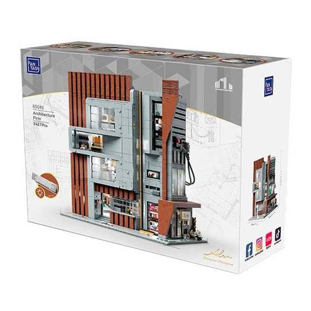新品发售：拼奇 PANTASY 街景系列 85041 建筑设计事务所