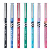 PILOT 百乐 日本PILOT百乐中性笔BX-V5 /V7直液式走珠笔小V5黑笔彩笔手账中考试 0.5mm全针管签字笔0.7