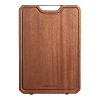 康巴赫菜板乌檀木99%抗菌双面砧板加厚实木切菜板案板面板家用切肉剁骨 【小尺寸】抗菌乌檀木30*20cm