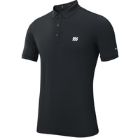 海澜之家(HLA)POLO衫男25夏季运动三体联名系列红岸基地系列速干短袖男 黑色D3 2XL 185/100A 165~180斤