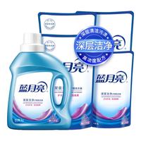 蓝月亮 洗衣液机洗手洗套装薰衣草香 洁净10斤（ 3kg*1瓶 +500g4袋)