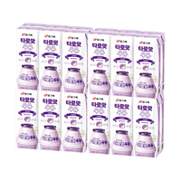 宾格瑞(BINGGRAE)韩国牛奶 香芋味牛奶饮料 200ml*24 箱装