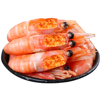 海皇湾 头籽甜虾  北极甜虾  净重3斤/盒【原装-