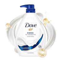 Dove 多芬 沐浴套装 (滋养美肤沐浴乳深层营润1kg+清爽美肤沐浴露弹润水嫩300g)