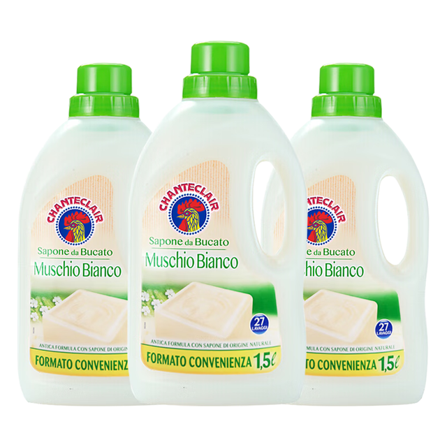 大公鸡管家 洗衣液1500ml   白苔香型*3瓶
