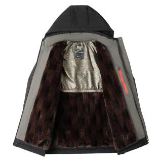 今日必买：罗蒙 毛毛外套 中老年爸爸冬装 男士加绒棉袄棉服