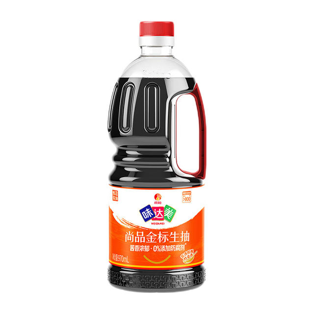 欣和 味达美 尚品金标生抽970ml