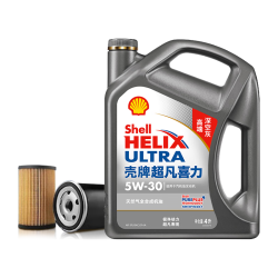 壳牌 保养套餐年卡单次 含机油机滤工时二代灰5W-30 SP 4L 4L保养年卡一次 二代灰壳 5W-30 SP级