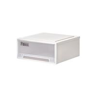 天马 Fits组合式抽屉柜 收纳箱 家用衣服整理箱 F184-卡其色(18.4*27.2*10.2cm)
