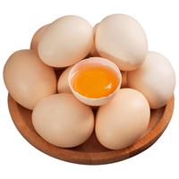 农家散养土鸡蛋10枚新鲜鸡蛋谷物蛋农村柴鸡蛋笨鸡蛋单枚45g
