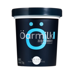 Oarmilk 牛奶 牛奶 零脂无蔗糖希腊酸奶11g蛋白质低温酸奶0乳糖720g发酵乳