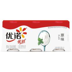 优诺 优丝法式原味酸奶 135g*3杯