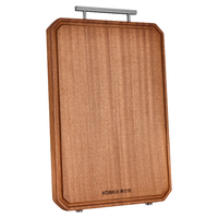 KÖBACH 康巴赫 菜板乌檀木砧板案板整木切菜板双面加厚切水果切肉剁骨43*28cm