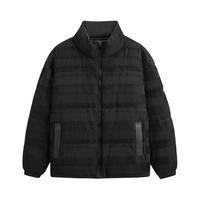GXG男装 商场同款黑色短款立领羽绒服 23年冬季GEX1D2525814 黑色 170/M
