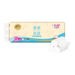 清风 reeze 清风 无芯卷纸 云柔纯品4层70克10卷