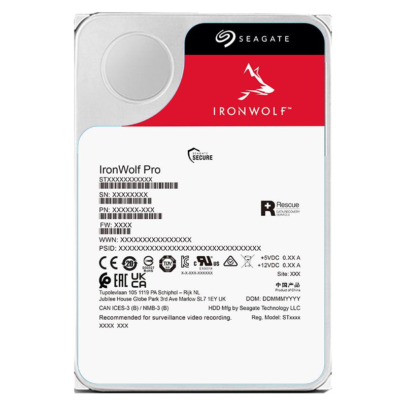 SEAGATE 希捷 酷狼IronWolf Pro系列 ST20000NE000 机械硬盘