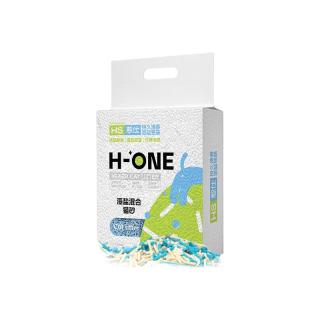 憨仕 猫砂海盐7合1木薯混合猫砂除臭豆腐猫砂 低尘膨润土结团可冲厕所  海盐高分子混合砂 2.4kg*1
