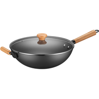 苏泊尔（SUPOR）有钛真不锈3代铁锅熟精铸铁家用无涂层炒菜锅 【3~4人用-无涂层】 32cm