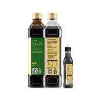 千禾0添加特级生抽1L+2年窖醋1L+头道生抽106ml炒菜凉拌调料