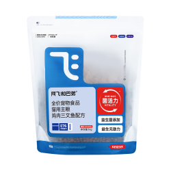 阿飞和巴弟 猫粮E76益生菌猫主粮裸粮1kg