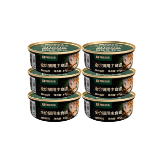 网易天成 红肉全阶段猫粮 主食罐 85g*6罐